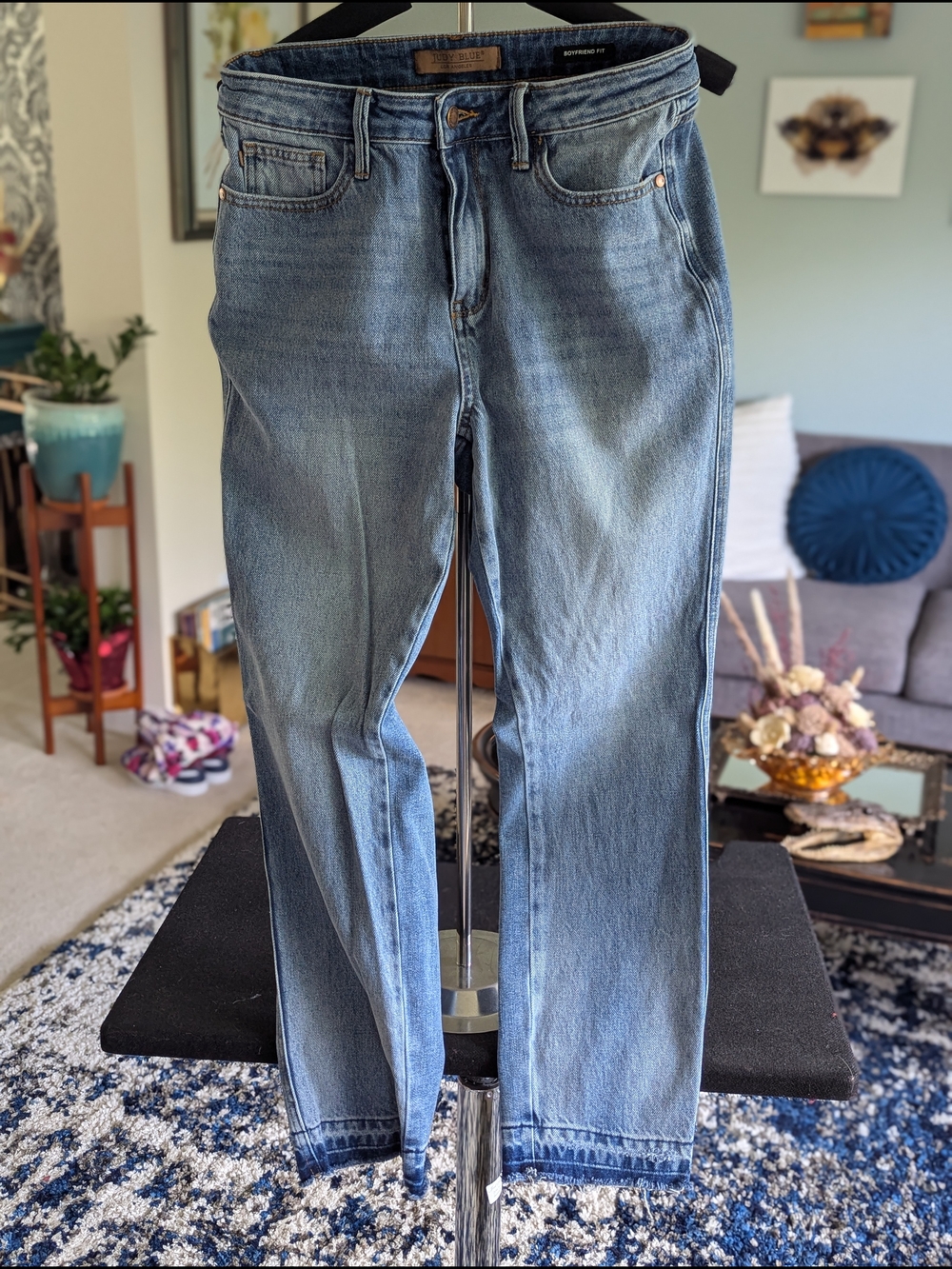 Judy Blue Light Blue Cropped Ankle Jeans